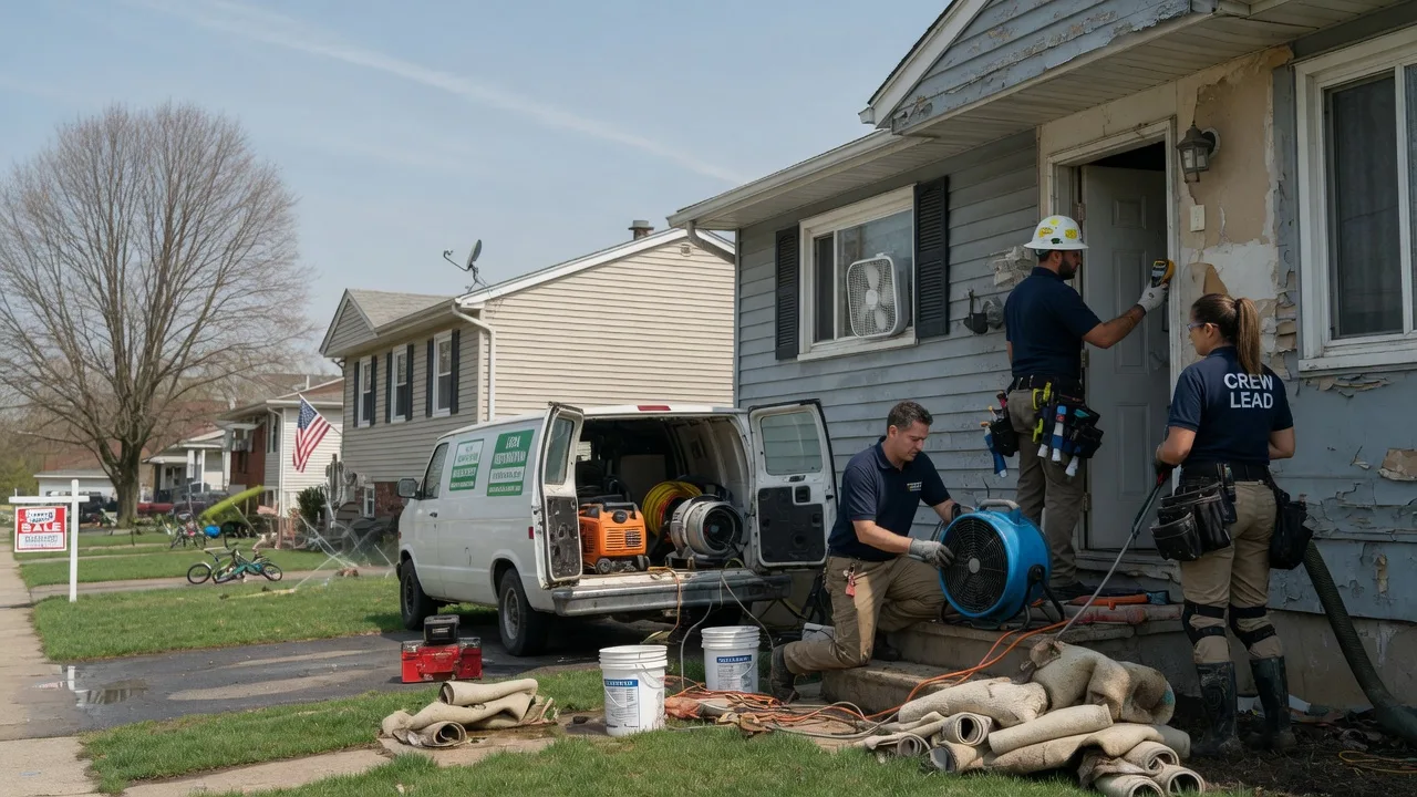 Flood Cleanup in Mahanoy Plane, PA near me